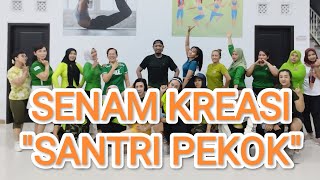 Download lagu SANTRI PEKOK | Joget Senam Kreasi Gerakan Mudah mp3
