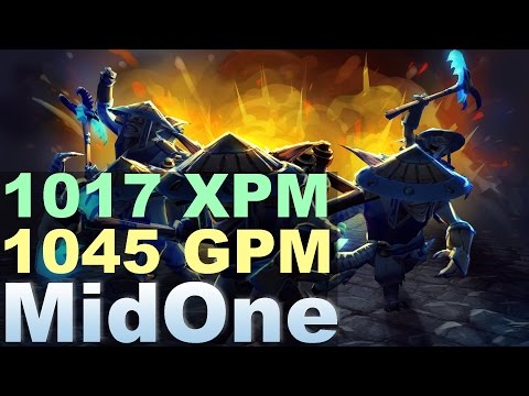 MidOne Meepo 1045 GPM 1017 XPM 25 min Game pro Gameplay | Highlights 7.03 — Dota 2