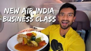 HONEST Food Review Of BRAND NEW Air India A350!! Business Class! ✈️ 🍽️ 🍲