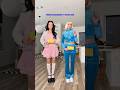 violet beauregarde + veruca salt halloween costume #shorts #charlieandthechocolatefactory #timburton