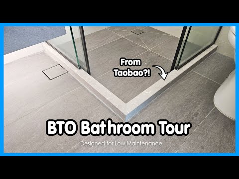 We Bought A Shower Kerb From Taobao | BTO Bathroom Tour