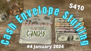 Last Cash Stuffing of January 2024 // Low Income Weekly Budget