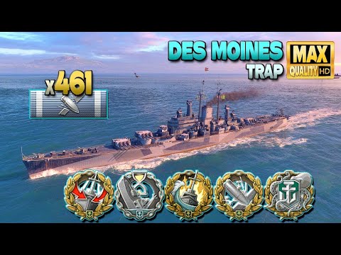 Cruiser Des Moines: Easy start, hart ending - World of Warships