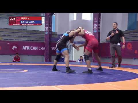 1/2 FS - 61 kg: M. SALAM (EGY) v. M. BEN HAFSIA (TUN)