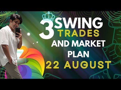 3 Amazing swing trades for 22 Aug | Best swing trading stock for Today | Market Plan for coming week