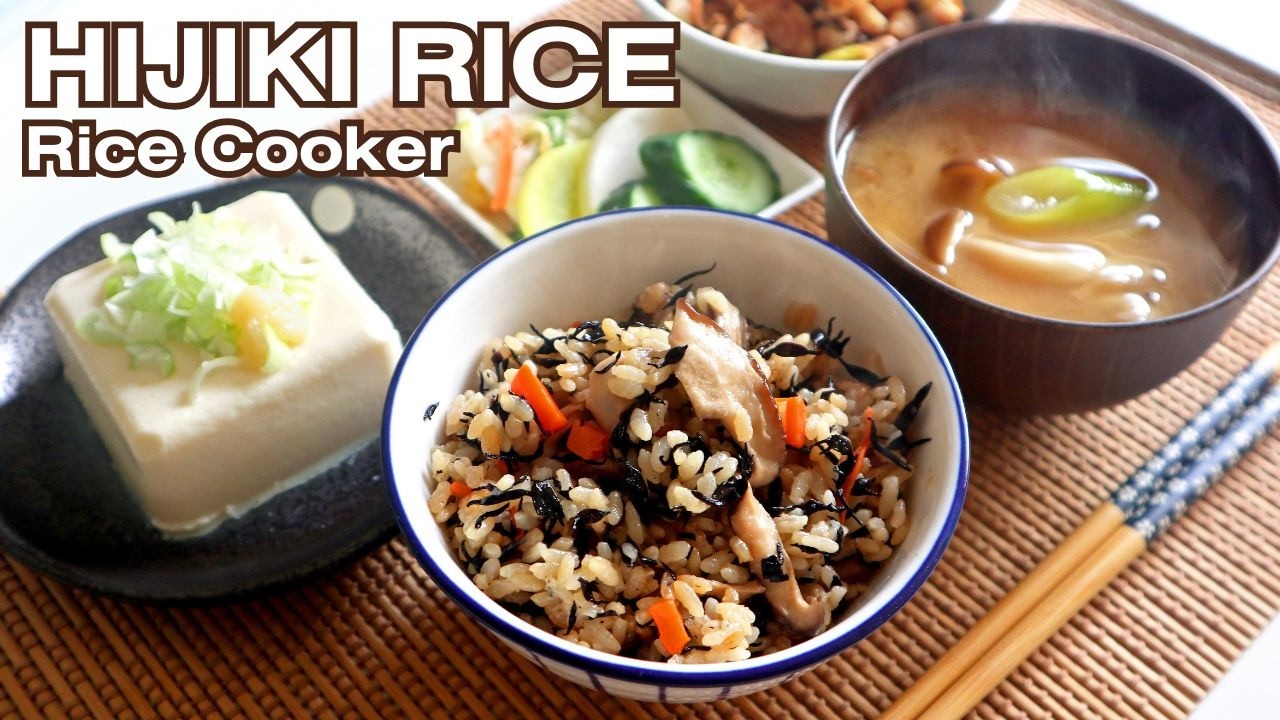 Hijiki Rice | Simple Japanese Rice Cooker Recipe
