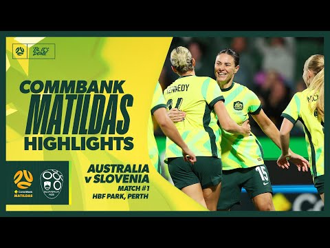 CommBank Matildas v Slovenia | Highlights | International Friendly #1
