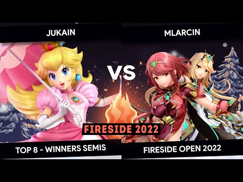 FIRESIDE OPEN 2022 - Jukain (Peach) vs Mlarcin (Pyra & Mythra) - Top 8 - Winners Semis