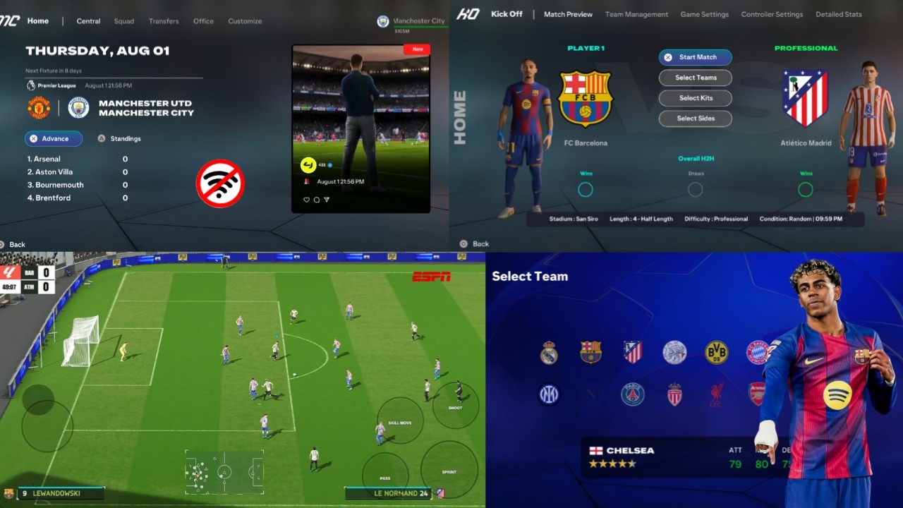 2026 UPDATE FIFA 16 Mobile MOD EA FC 26 Android Offline Can Career Mode All Tournaments HD GRAPHICS