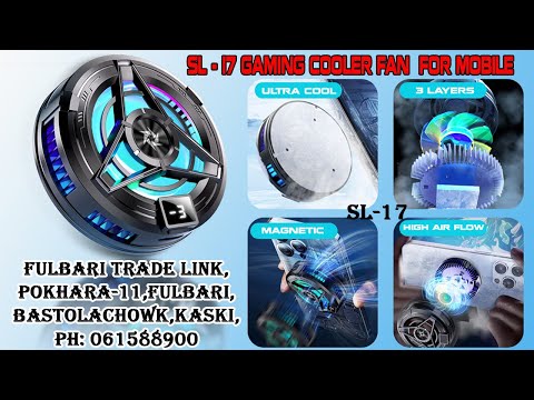BEST MOBILE PHONE COOLER FOR GAMING SL-17 REVIEW IN NEPALI