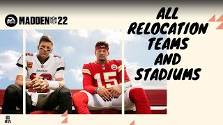 All Madden 22 Relocation Teams