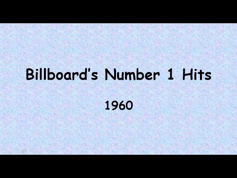 Billboard's Number 1 Hits for 1960