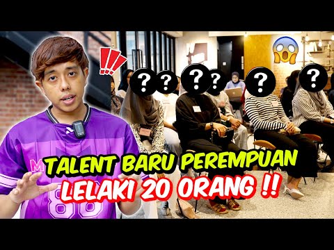 TALENT BARU PEREMPUAN & LELAKI 20 ORANG !! - CASTING BESARAN TEAM AMMAR NAZHAN !