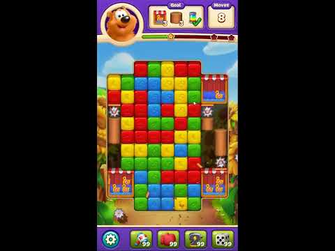 Toon Blast Level 7824 - NO BOOSTERS 🐻🐺🐱 | SKILLGAMING ✔️