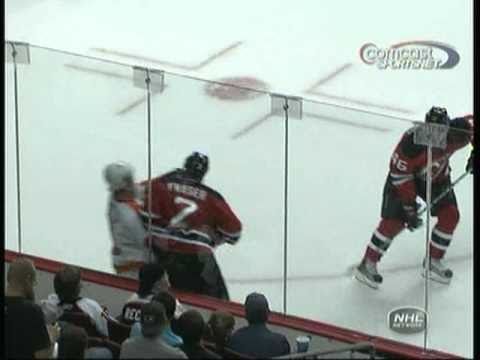 Mark Fraser nails Bill Guerin