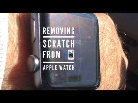 REMOVING Screen Scratch on Apple Watch ⌚️