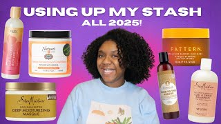 I'm Using Up MY STASH | Winter 2024 Monthly Hair Routine | Minksmas Day 6 🎁
