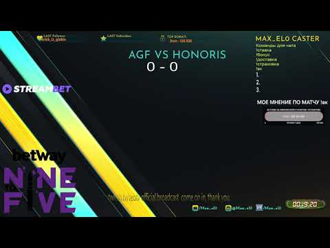 [RU] AGF vs HONORIS |AGF vs Galaxy Racer|Giants vs AGF|Nine to Five 5 | Caster Max_el0 Caster Maxelo