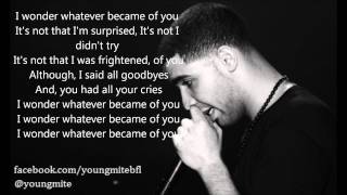 Drake - Where Were You Ft. Dawn Richard ( Lyric Video )