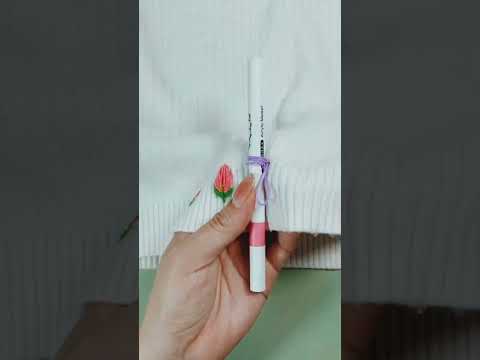 Flower Hand Embroidery on Sweater Makeover. #shorts