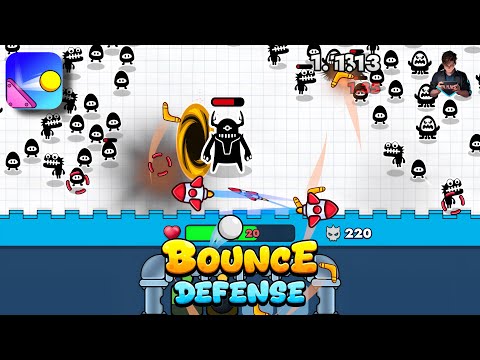 Bounce Defense First Gameplay Walkthrough | Android / iOS