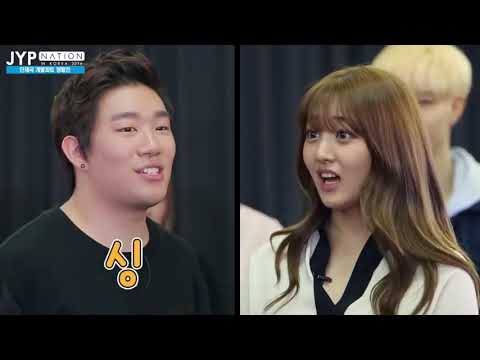 TWICE, GOT7, 2 PM, JIMIN, PARK JIN-YOUNG, ETC, PLAYING GAME TOGETHER ON JYP NATION V-LIVE