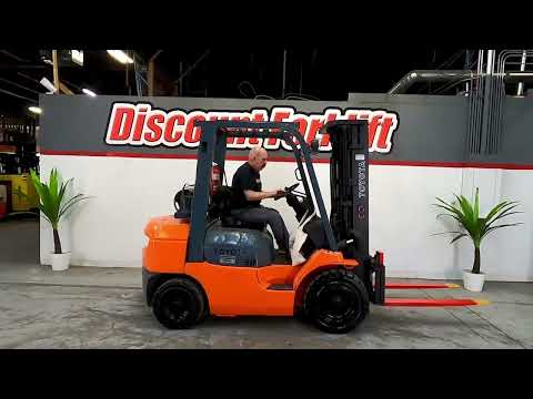 TOYOTA 7-series 7FGU25 5,000lb LP (Propane) #5468 - Forklift for Sale