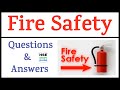 Fire Safety Interview Questions Answers Fire Safety Interview Safety Quiz HSE STUDY GUIDE