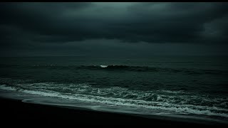 Ocean Waves And Dark Screen Ocean Waves Night Ambience For Peaceful Mind