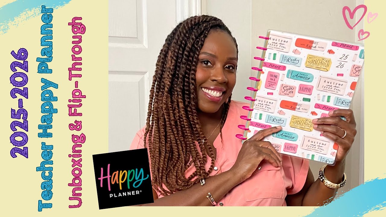 2025-2026 Teacher Happy Planner Flip Through