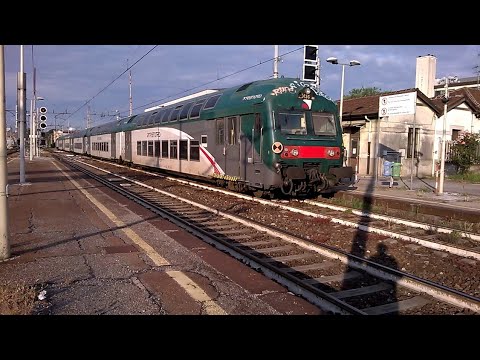 E464 400+5 2 piani Trenord - Milano Greco 04/06/2021