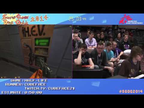 Half-Life by Cubeface in 37:52 - SGDQ2014 - Part 156