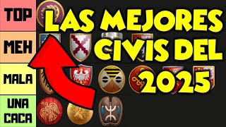 TODAS LAS CIVILIZACIONES DE PEOR A MAS OP - AGE OF EMPIRES 2