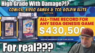 This WATA Graded Sonic The Hedgehog Sold For $430,000 & Is DAMAGED!