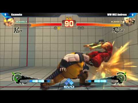 [EVO 2013 SSFIV AE] Kazunoko (Yun) vs WW MCZ Andreas (Rufus)