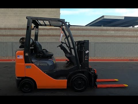 TOYOTA 8FGU25 5,000lb LP(Propane) #0898 Forklift For Sale