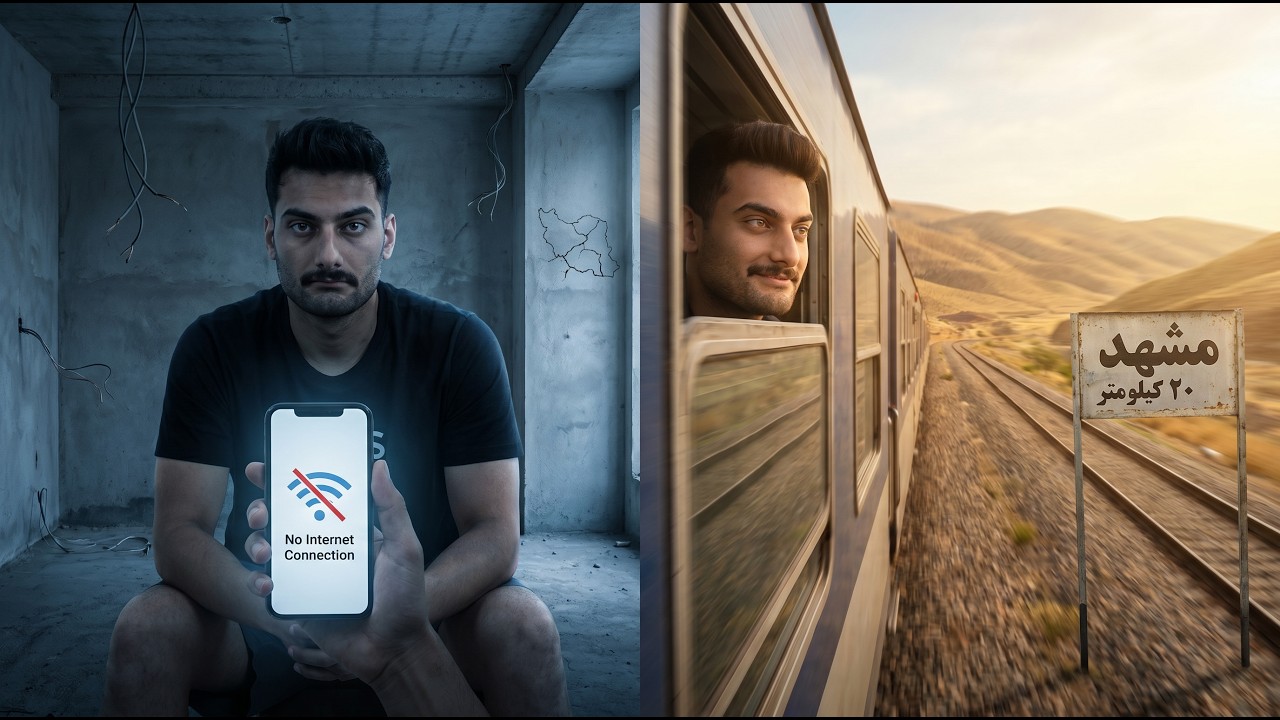 Traveling to Mashhad during Iran's internet outage 🤩