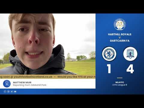 PITCHSIDE REVIEW: Harthill Royals v Gartcairn FA (U14s)