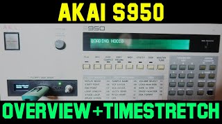 Video thumbnail for AKAI S950 sampler Review + Time stretch Tutorial by TheBizzyBScience