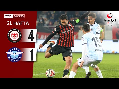 Çorum FK (4-1) Adana Demirspor | 21. Hafta Maç ÖZETİ | Trendyol 1. Lig - 2025/26