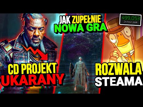 GRA ZNIKĄD ROZWALA STEAMA! Obłędna popularność — CDPR ukarany za Cyberpunka 2077 — DLC jak nowa gra!