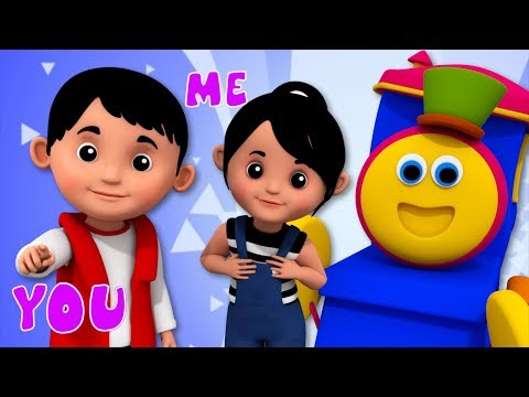 Pronoun Song | Learning Street With Bob The Train | Nursery Rhymes  And Videos For Babies by Kids Tv