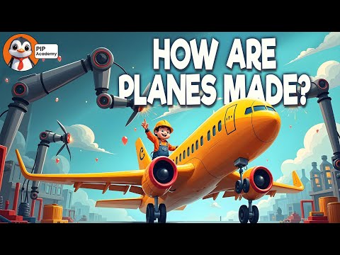 How Are Planes Made? ✈️⚙️ Fun Facts For Kids!