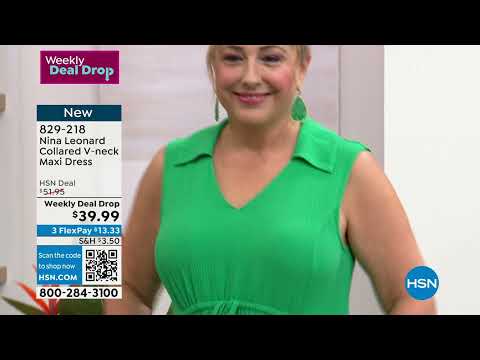 HSN | Nina Leonard Fashions 06.04.2023 - 01 PM