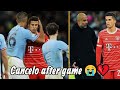 Cancelo vs Man City players and Pep Guardiola after being booed