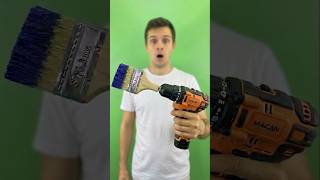 Millions don’t know this secret! Put a paint brush in a drill—amazing results 😱 Brain Tips