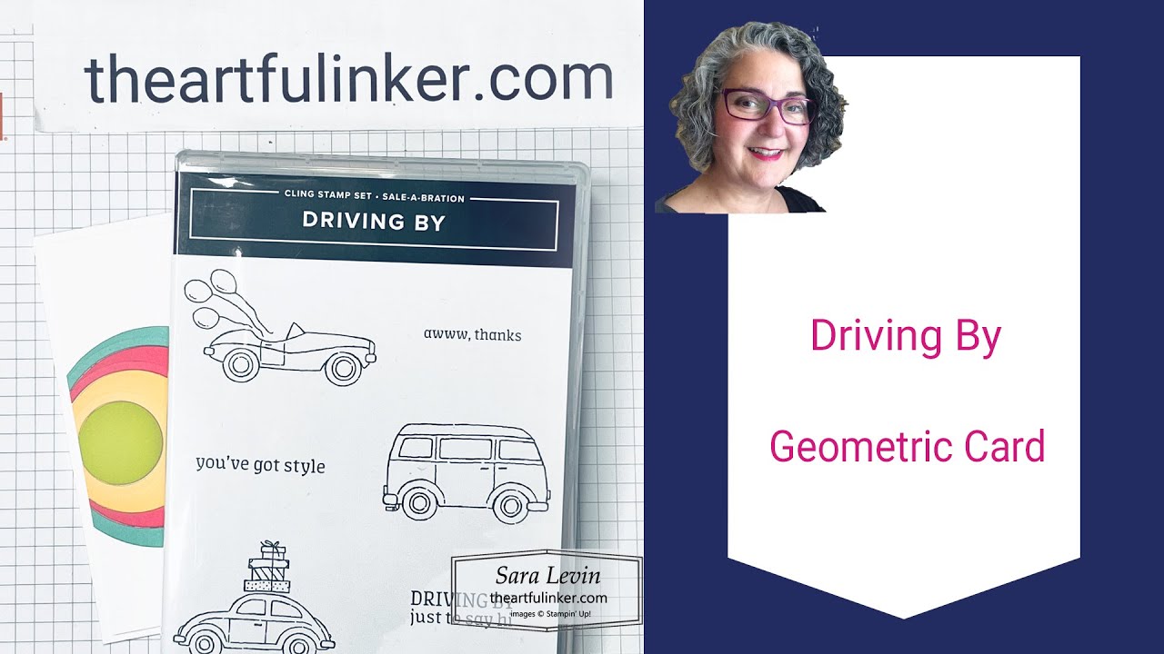 Driving By Geometric Card