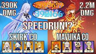 ⭐Speedrun!?⭐ The 2 Best DPS — Skirk & Mavuika | Spiral Abyss Floor 12 | Genshin Impact