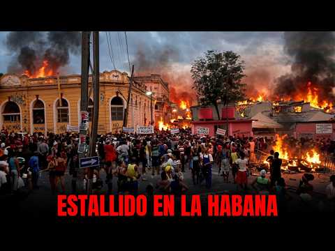 ULTIMA HORA CUBA : MASIVA PROTESTA EN LA HABANA / A POCOS DIAS DE LA LIBERTAD