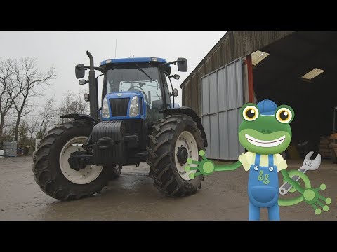 Gecko and The Tractor + More! | Trucks For Children | Educational Videos For Toddlers